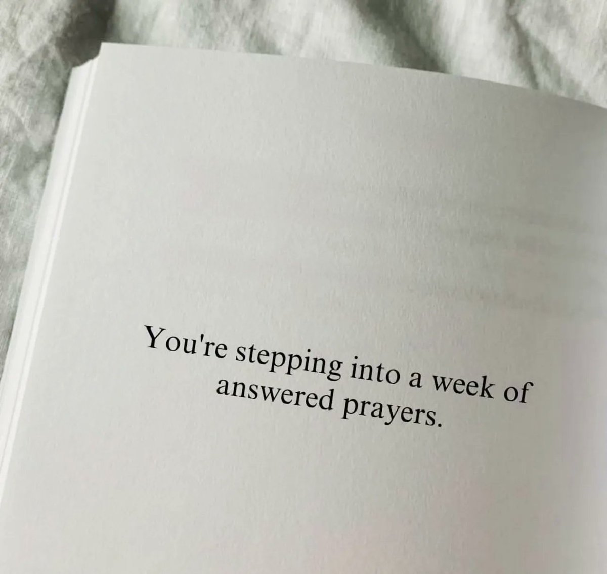 be prepared..
