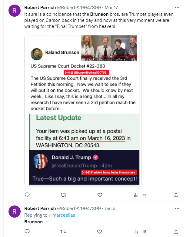 teamphil's tweet image. Bookmark this tweet. Your tweet will not age well. Brunson will not be heard by the Supreme Court. I'll #checkback on October 31st to confirm you were wrong. Again.