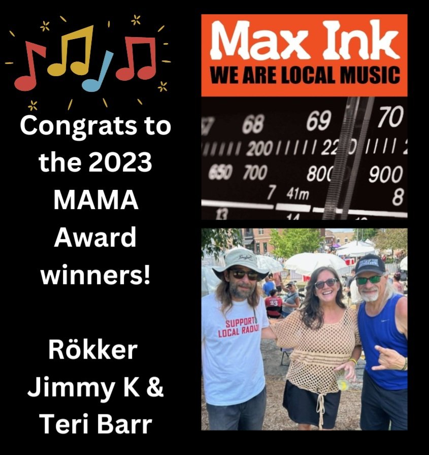 Congrats to all the nominees, finalists &amp; now WINNERS of <a href="/themamas/">The MAMAs</a> awards!
We are proud to be part of the incredible #music scene across #Wisconsin &amp; love playing your music on the <a href="/CivicMediaUS/">Civic Media</a> radio network. 

P.S. We want to play yours, too!
Send mp3s to maxinkradio@gmail.com