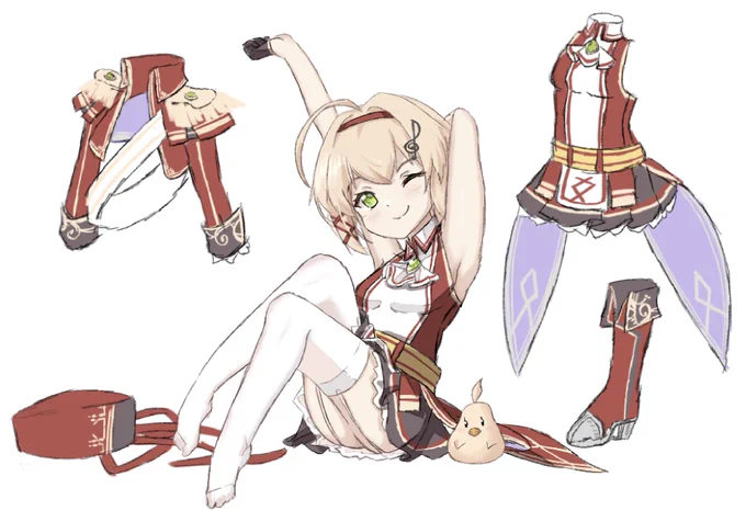 細部とかなんとなくで描いちゃうね… 