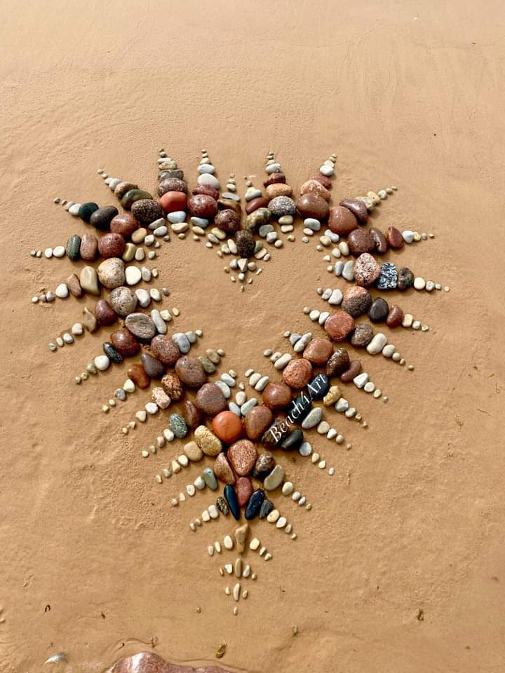 Latvia 🇱🇻- The Heart of The Baltics❤️
23/08/23
The Rocky Seashore of Vidzeme by Baltic Sea
 
#therockyseashoreofvidzeme #vidzemesakmeņainājūrmala #latvia #heart #BalticWay #BalticChain #august2023 #beachart #landart #ephemeralart #environmentalart #pebbles #stones #nft