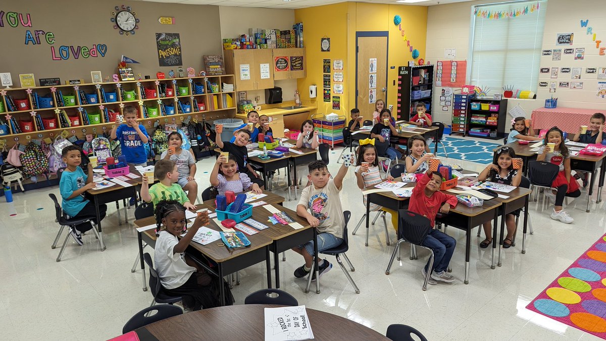 We had Jitter Juice today and talked about all our first day feelings! <a href="/NISDFields/">Fields Elementary</a>