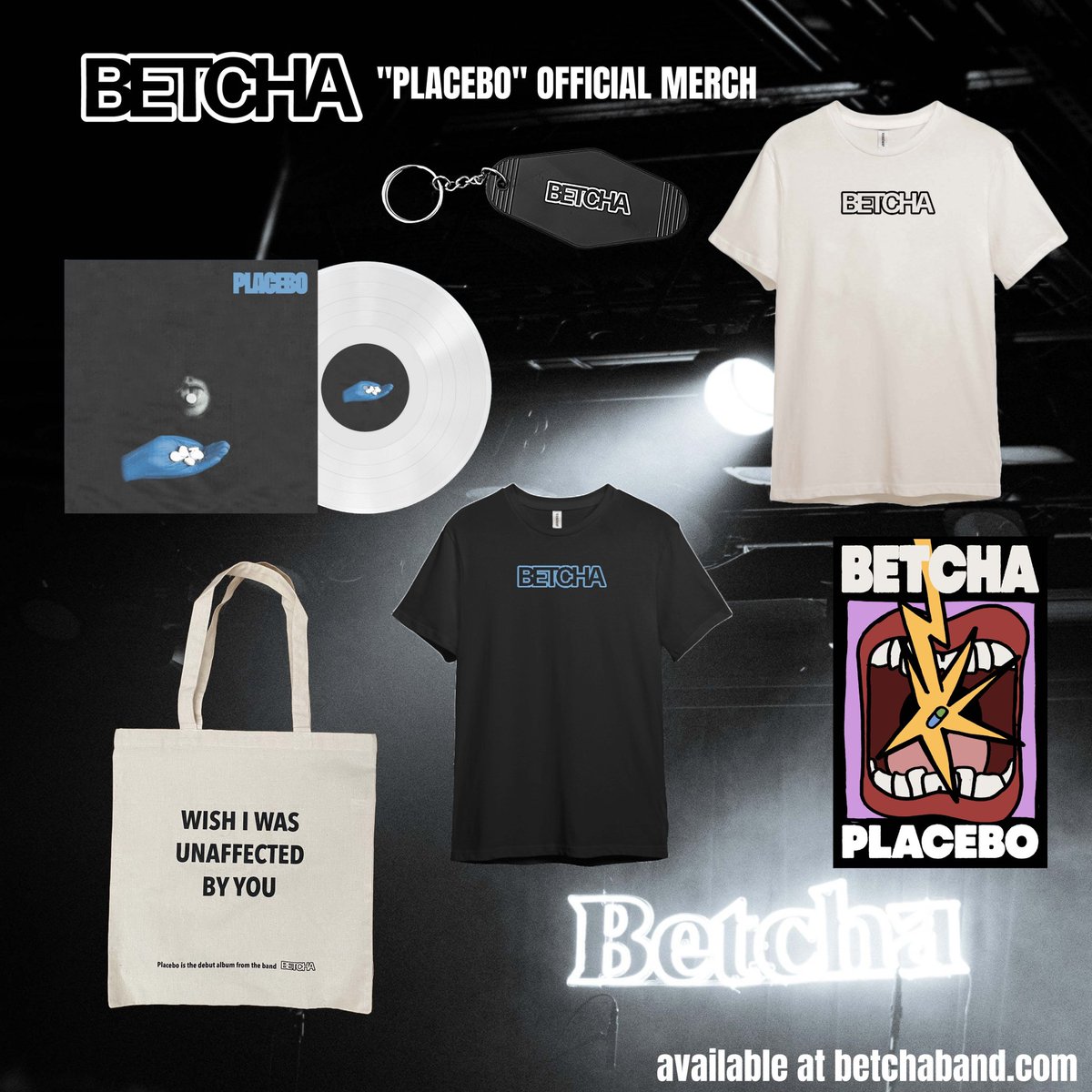 PLACEBO MERCH DROP⚡️betchaband.com