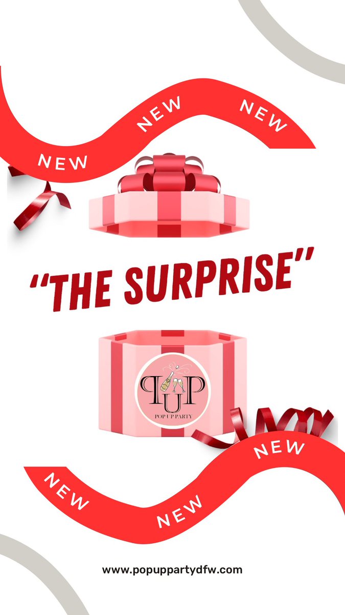 PUP_PopUpParty's tweet photo. Introducing our all-new 'Surprise Package' – the ultimate way to let our expert team work their magic and create an unforgettable ambiance for your special occasion! 🎉✨

#puppopupparty #popuppartydfw https://t.co/yAEpHvPd1c