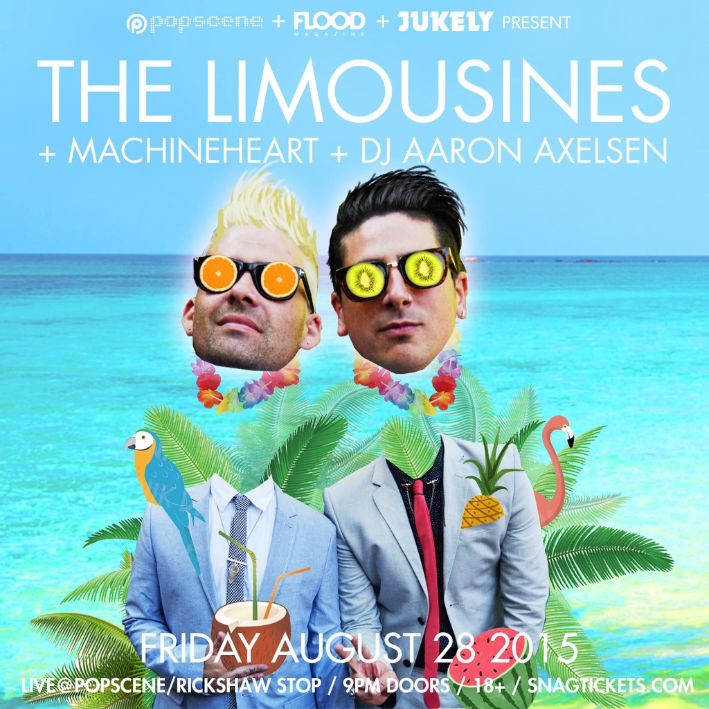 AaronAxelsen's tweet photo. 8 years ago today @TheLimousines played Popscene!

 And now they return again this Friday, 9/1!

@EricVictorino @rickshawstopsf 

Only a few tix left here 🎟️⬇️

https://t.co/3Z2XRwTS5U https://t.co/x9VBVeighv