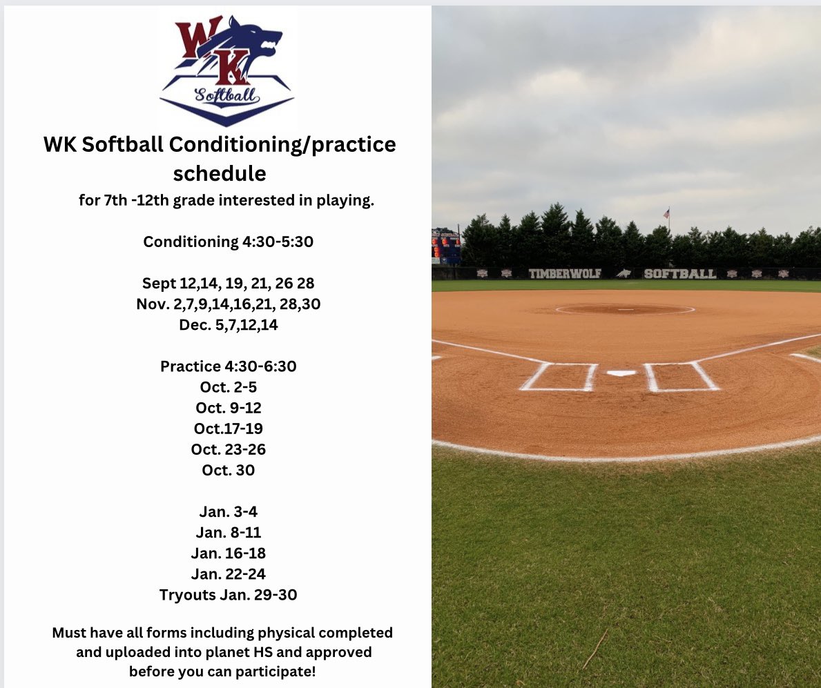 White Knoll Softball tweet media