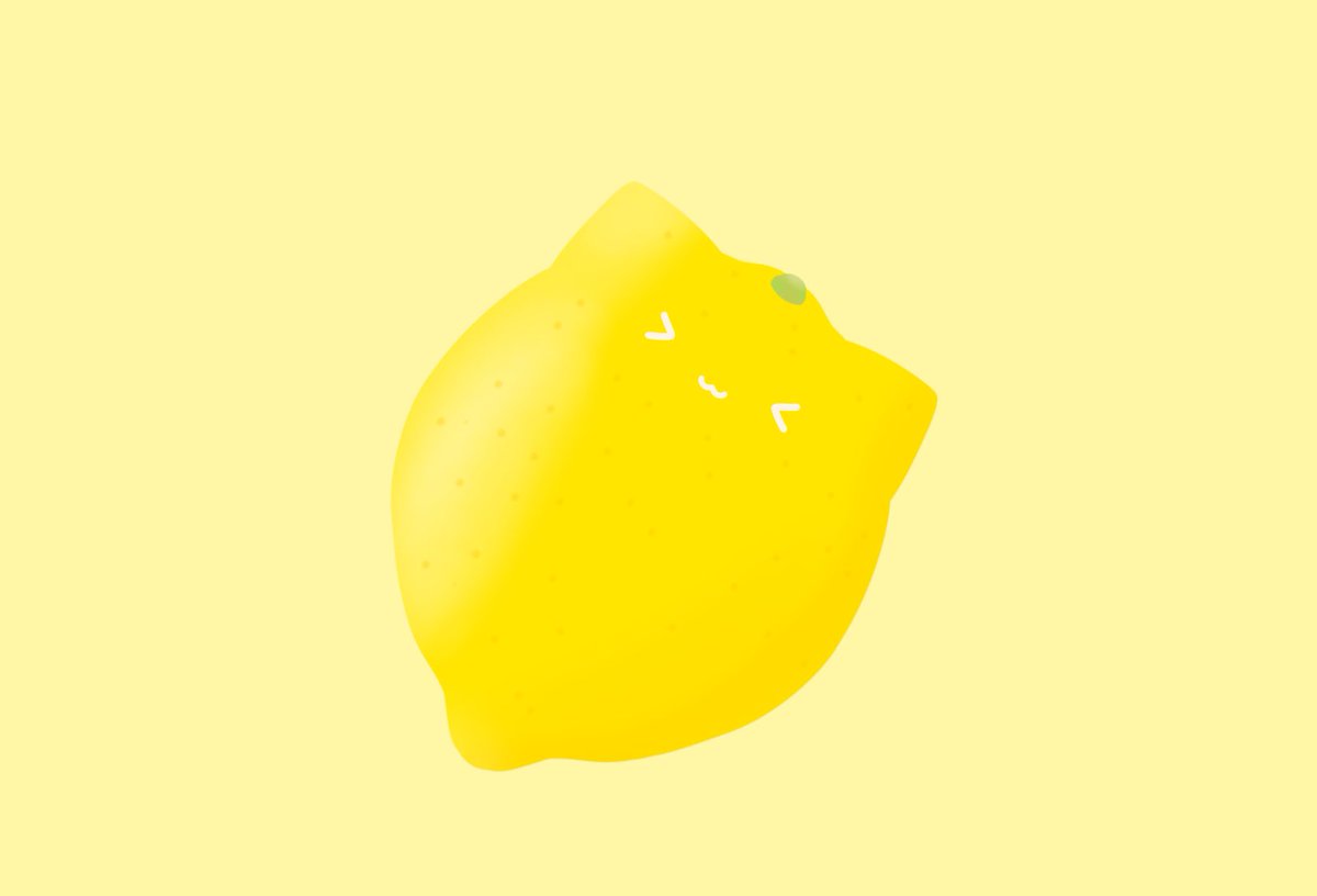 「リモーネコ (レモン…イタリア語でリモーネ)  にゃん橘類第2弾であります すっ」|やまねこのイラスト