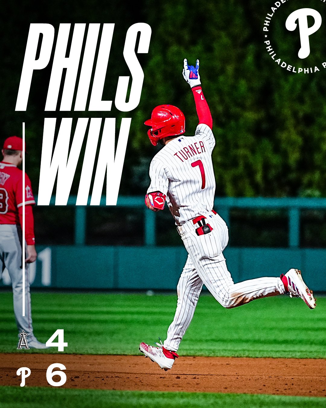 Philadelphia Phillies on X: Game one, game won #RingTheBell   / X