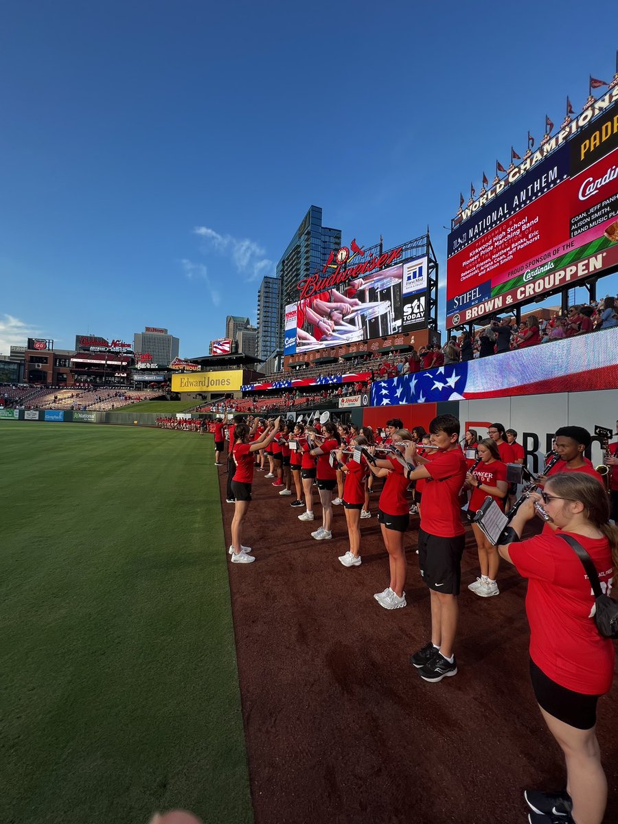 It’s a great day to be a Pioneer!  Go Cards!  ⚾️ <a href="/KirkwoodHS/">Kirkwood High School</a>  <a href="/kwoodschools/">Kirkwood School Dist</a>