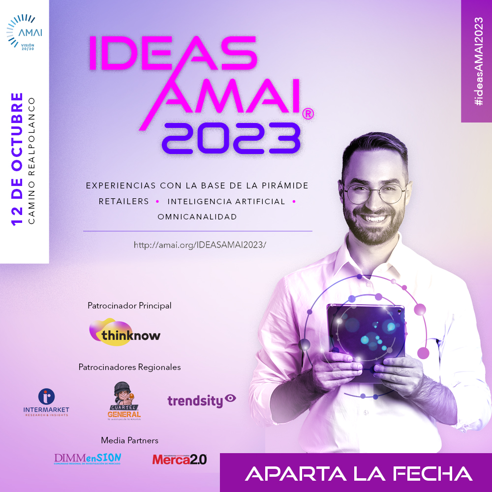 AmaiMexico's tweet photo. ¿Listos para #IDEASAMAI 2023?
¡Ya tenemos fecha: 12 de octubre!
#SaveTheDate https://t.co/Mj7vlW9gqr