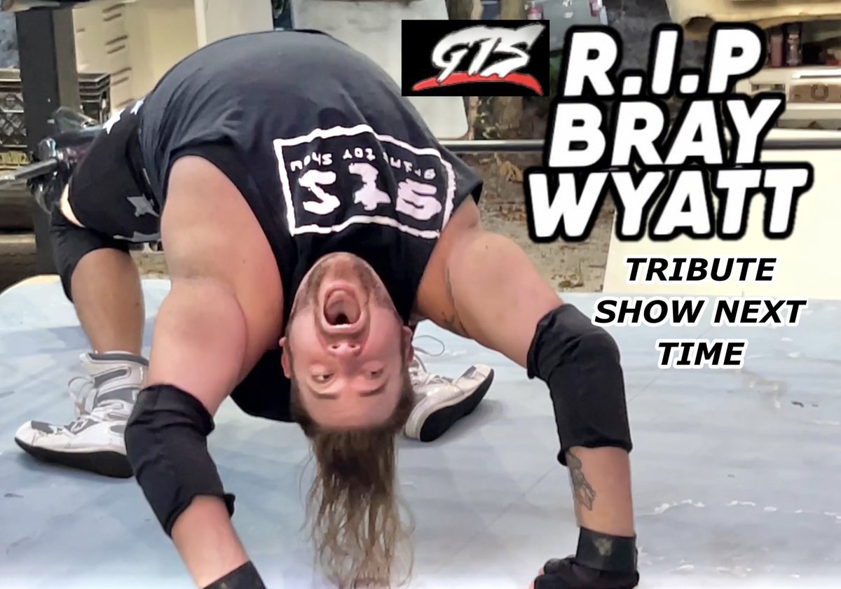 Tonight at GTS we filmed a beautiful tribute to Bray Wyatt, who influenced #GTSWrestling so much with his creativity. Our special video uploading Tuesday 5:30pm MATCHES ANNOUNCED SOON!! #braywyatt #RIPBraywyatt