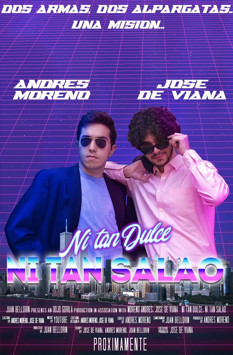 FTChowder21's tweet image. 'Ni Tan Dulce, Ni Tan Salao'
Mi primer corto, hecho junto a mis mejores amigos
OUT NOW