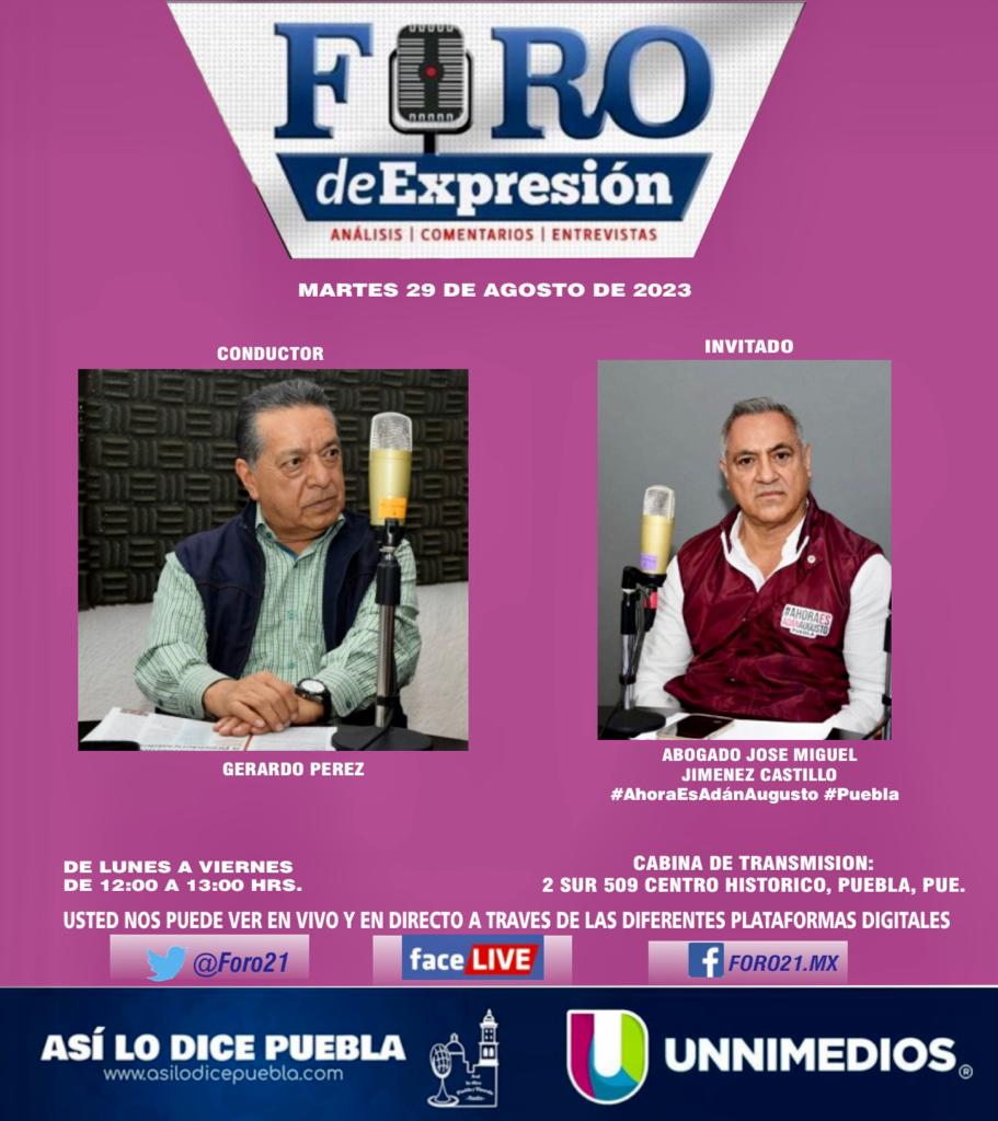 No te pierdas mañana #ForoDeExpresión en punto de las 12:00 del día.
Acompaña a <a href="/GerardoPGarcia/">Gerardo Pérez Garcia</a> a través de #FacebookLive