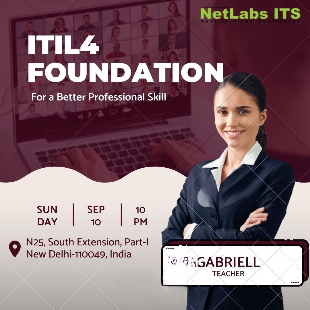 netlabs_its's tweet image. Experience the benefits of ITIL4 firsthand - attend our training program and learn how to implement ITIL4 practices in your organization. Enrol today bitly.ws/DDaA
Contact us at +91-11-41646262, 24641080, (+91) 9278208308

#netlabsits #ITIL4Training #ITSM #fundalmenta