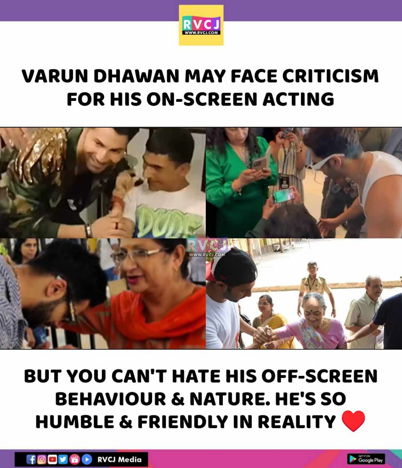 rvcjmovies's tweet photo. True ❤️

#varundhawan #rvcjmovies #rvcjinsta @Varun_dvn https://t.co/G7ycTTuQq2