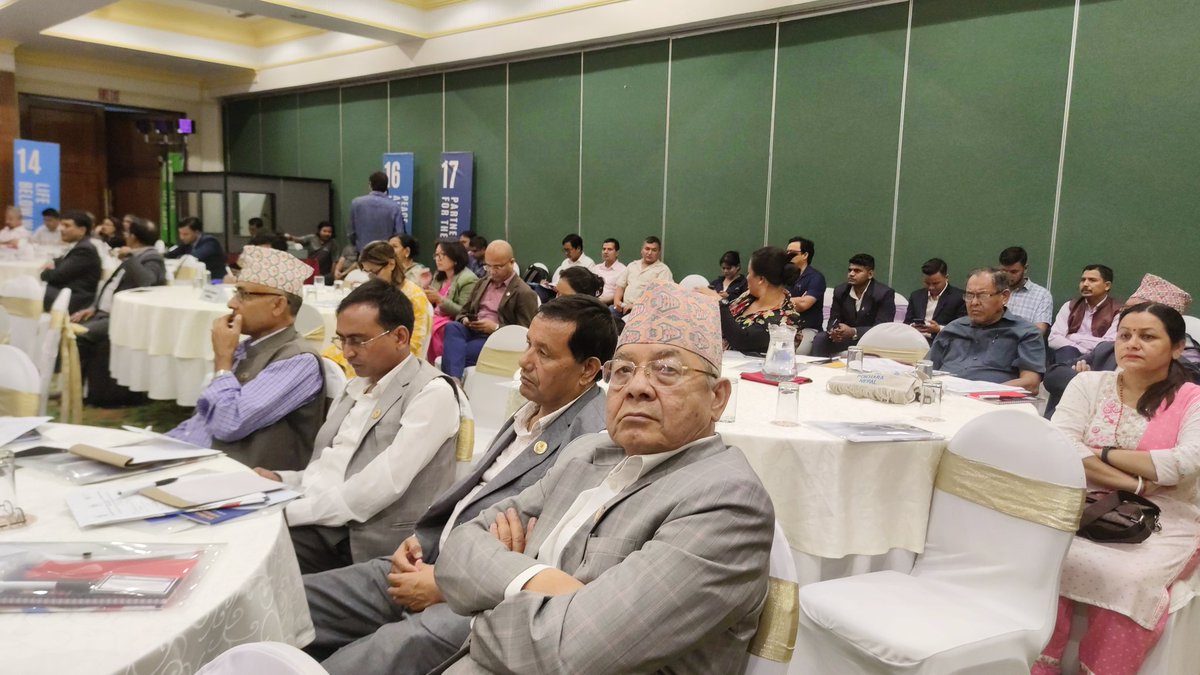 UNDPNepal's tweet image. Nepal&apos;s lawmakers get together to take stock of the progress towards SDGs ahead of 2023 SDG Summit. UNRC @SingerHanaa stressed on the need for increasing the political will at all levels to accelerate the achievement of SDGs.