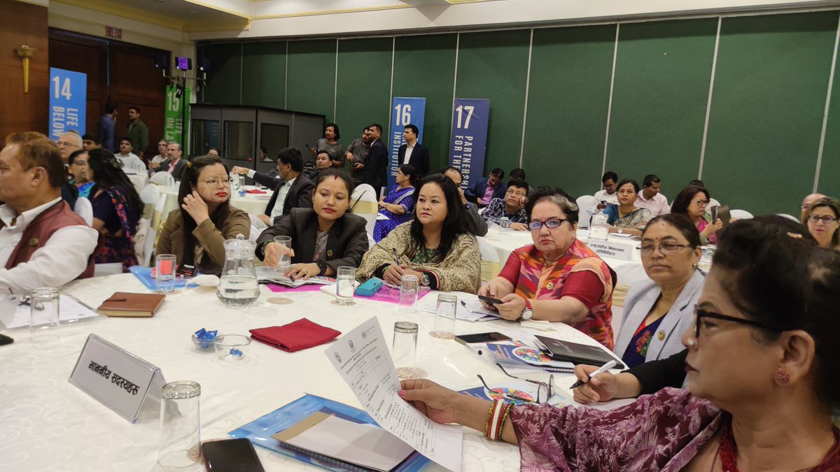 UNDPNepal's tweet image. Nepal&apos;s lawmakers get together to take stock of the progress towards SDGs ahead of 2023 SDG Summit. UNRC @SingerHanaa stressed on the need for increasing the political will at all levels to accelerate the achievement of SDGs.