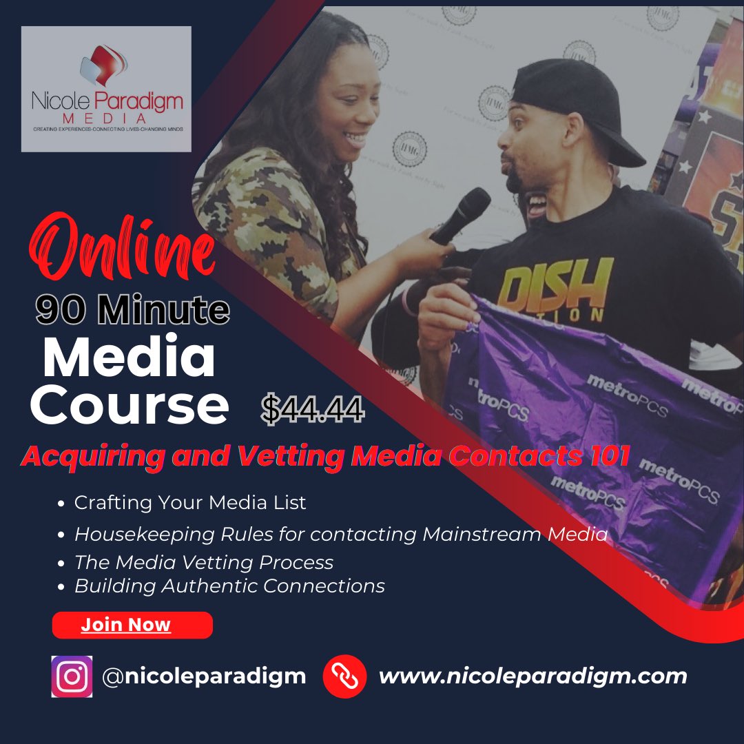 NicoleParadigm's tweet photo. SIGN UP TODAY! https://t.co/P2J0sj4s55 #media #PublicRelations #dallastx https://t.co/REyp8Nfk0U
