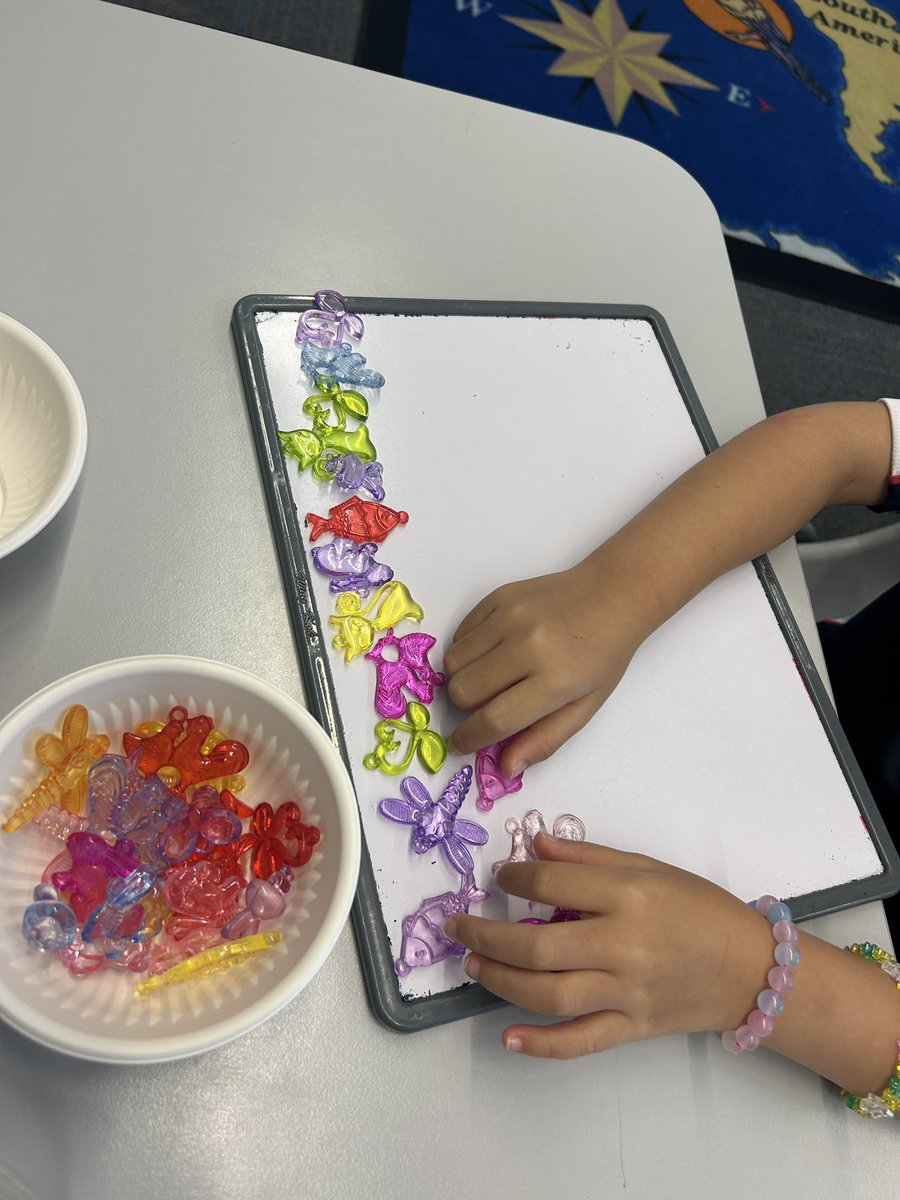 thurlowleanne's tweet image. So…. How many? Counting collection time in G1. Lots of chances for us to research those early number concepts - cardinality, synchrony, hierarchical inclusion, before, after… lots of fabulous conversations! Time to teach in now! #saisrocks #pypmath