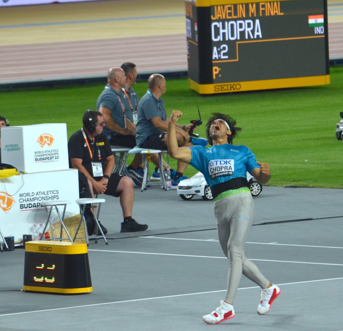 GOLD!🥇 #NeerajChopra 
#WorldAthleticsChampionships