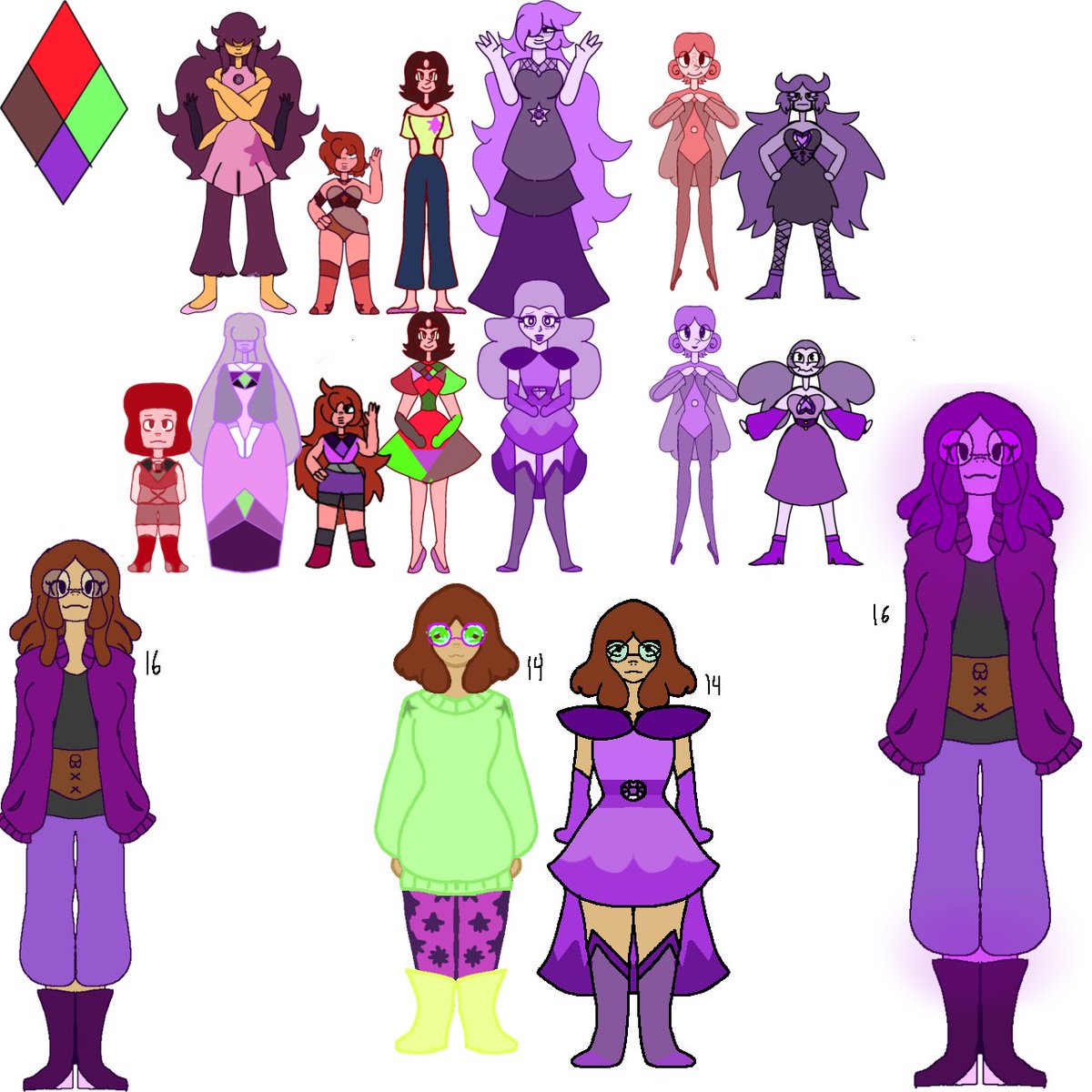 BoffeeCean's tweet photo. My steven universe AU!
I started this in 2017-2018 and I designed every single character again! In rally happy of how this turned out! #StevenUniverseAu
#stevenuniversefanart #StevenUniverse https://t.co/ahqWWyeebn