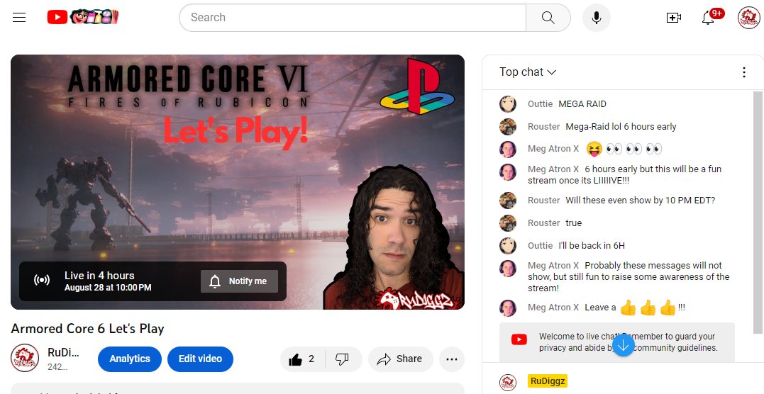 Thank you <a href="/Meg_Atron_X/">Meg Atron X 🎮☁</a> !!! For the Early Raid! Much appreciated !!! <a href="/YouTube/">YouTube</a> #YouTube