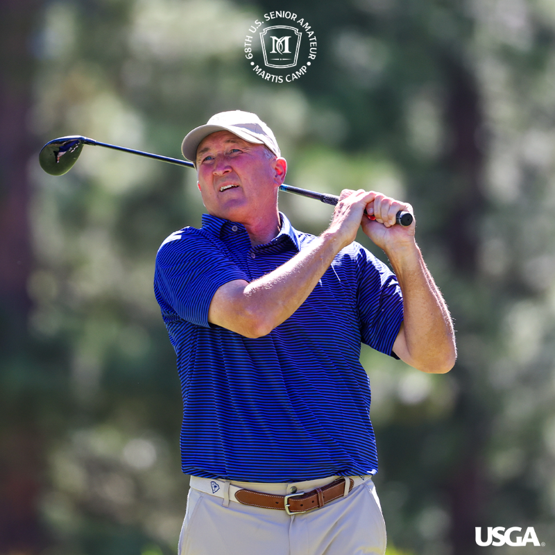 USGA's tweet photo. Don’t expect Todd White to be invited to any gatherings at the Gunthorpe household in Michigan! #USSeniorAm