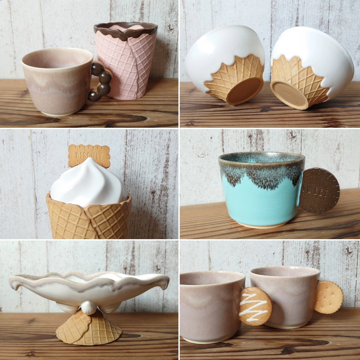 tama10 スイーツモチーフ 食器 (小) - フラワー/ガーデン