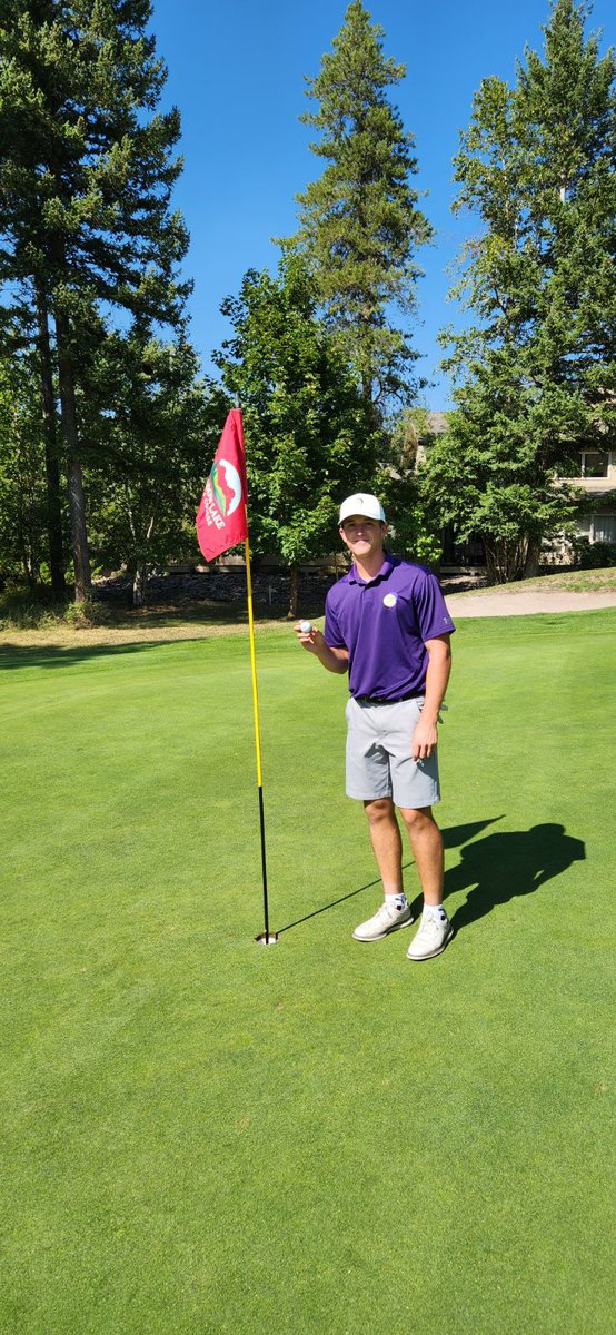 PolsonPirates's tweet photo. ESPN Fisher with a Hole in One today while competing for the Pirates at Meadow Lake Golf Course! https://t.co/nuyzeVQzJz