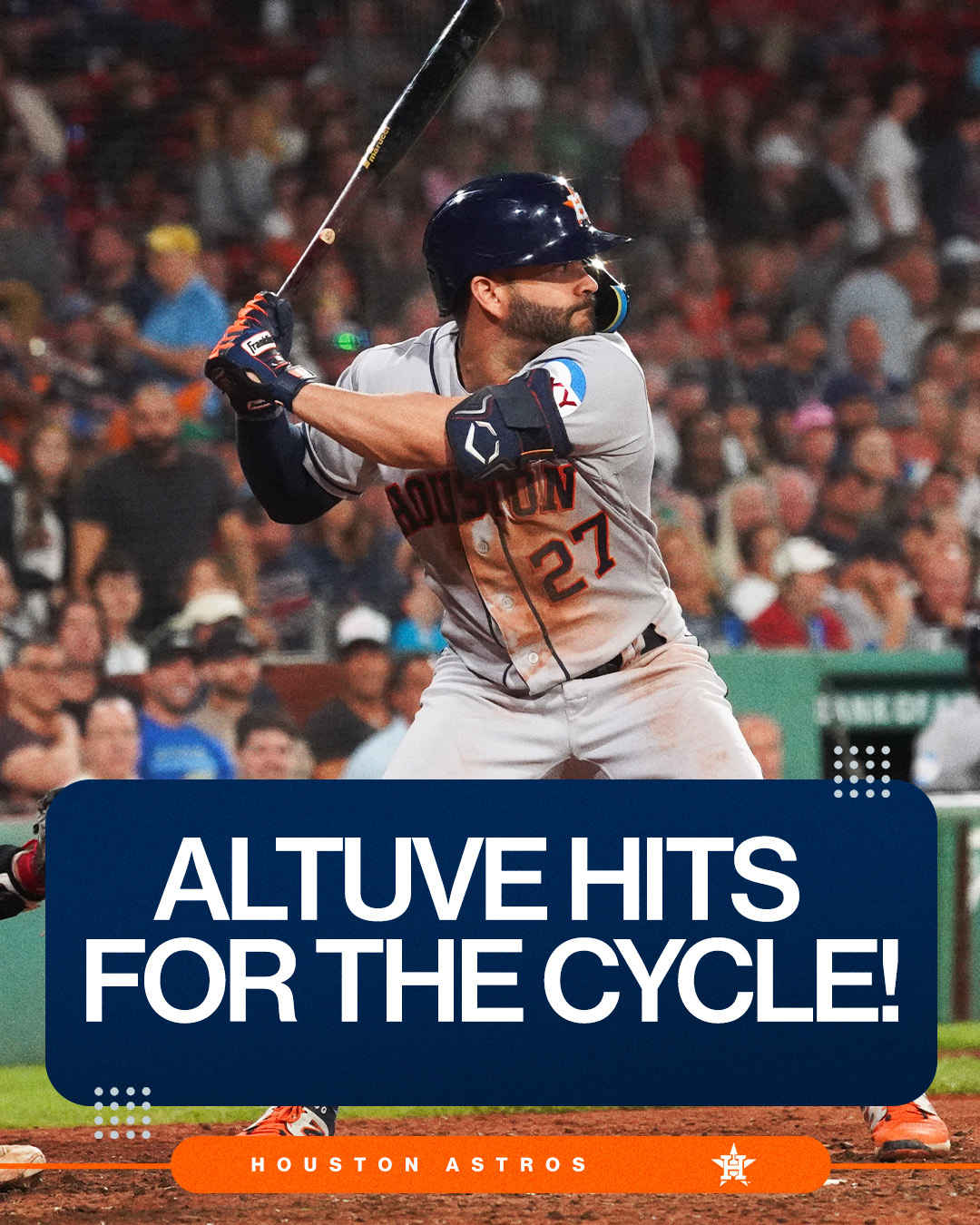 MLB on X: The 9th cycle in @Astros history belongs to Jose Altuve!   / X