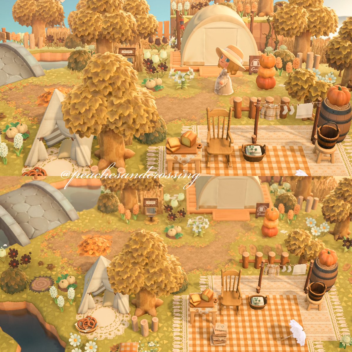 i keep forgetting to post on here but here’s the oakwood campsite 🤭🍂⛺️🌻
•
•
#acnh #animalcrossingnewhorizons  #animalcrossing  #acnhideas #acnhdesigns #マイデザイン #あつ森写真部  #どうぶつの森 #あつ森