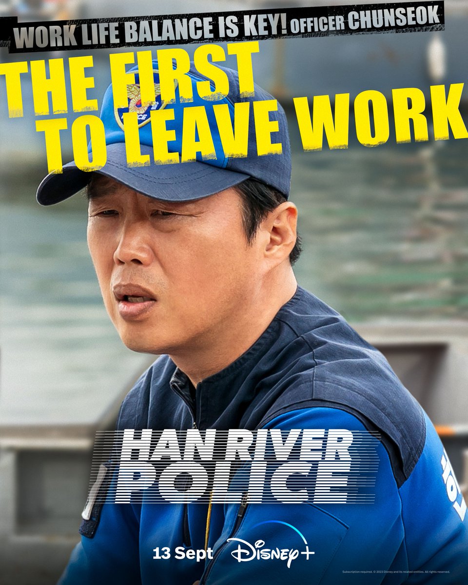 DisneyPlusSG's tweet image. Different personalities, same mission.  

The #HanRiverPolice is ready to make a splash, 13 September, only on #DisneyPlusSG.