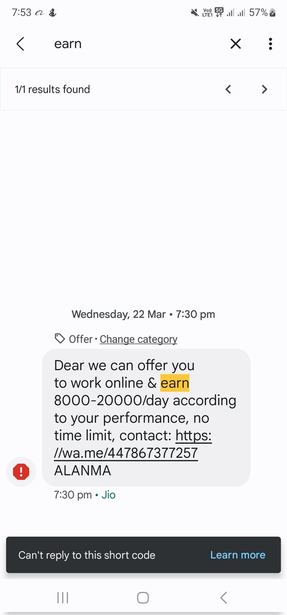 <a href="/petezlnk/">Peter Jacob</a> <a href="/WhatsApp/">WhatsApp</a> <a href="/CybercrimeCID/">Cybercrime CID ಸೈಬರ್ ಕ್ರೈಮ್ ಸಿಐಡಿ</a> <a href="/PublicisGroupe/">Publicis Groupe</a> Same here... what's #trai doing to control these spam? Its gone uncontrollable...