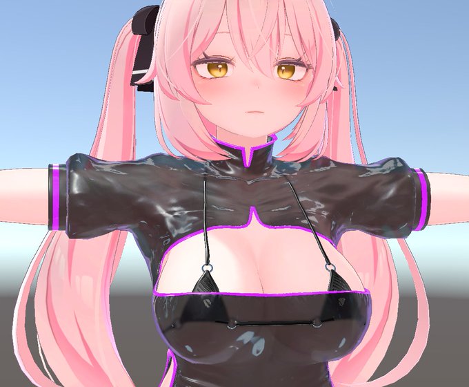 透明ナース服に水着を着せれば...... 