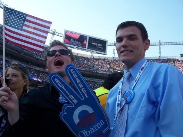 Listening to Senator Barack Obama accept the Democratic nomination 15 years ago today in Denver