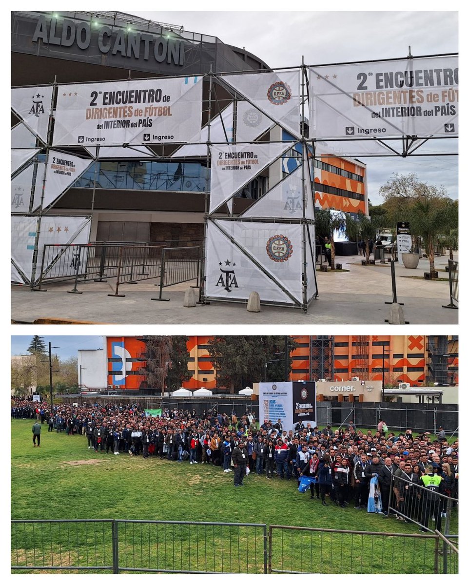lidersurtv's tweet photo. Nuestro presidente, @maxiaperalta , nos representó en dicho encuentro junto a dirigentes de la Liga Zarateña de Fútbol en un evento con más de 10.000 dirigentes de los 3.586 clubes del interior del país. ⚽️ https://t.co/SJRuGLpptT