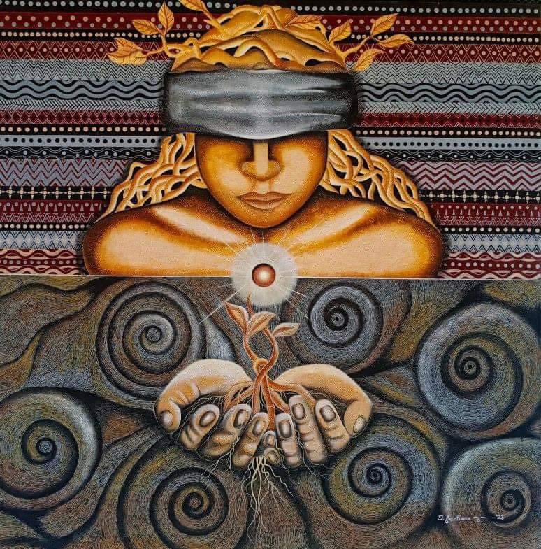 Sino bang mag aakala na makakalikha kami ng mga obra gamit ang mga LUPA? These were some of my works from the Pigments of soil. 

#onlywawaysaway
#soilpaintingintheph
#TezosKultura
#cryptoartph
#Tezosph
#siftcroix 
#bukidnonlokalartistkulektib
#FilipinasNFT