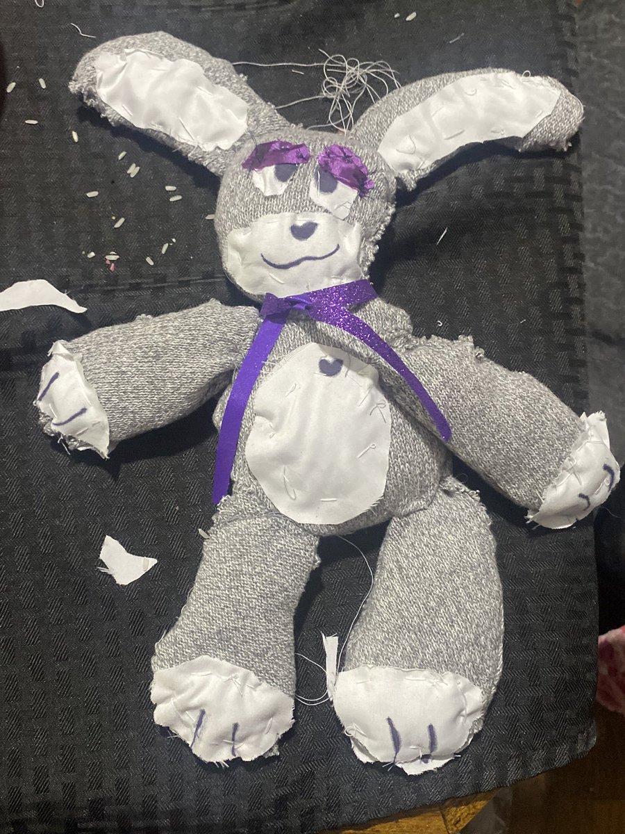 Nameless_Benji_'s tweet photo. Honestly really happy with how he turned out considering it’s my first plushie, he’s my son and I love him truly #twf #TheWaltenFiles #twfrocket https://t.co/x6L8owzYH6