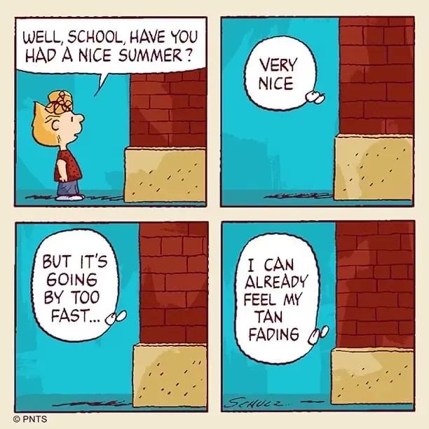 Peanuts_4Fans's tweet photo. Summer is going by too fast #Peanuts https://t.co/GhUA6O7brA