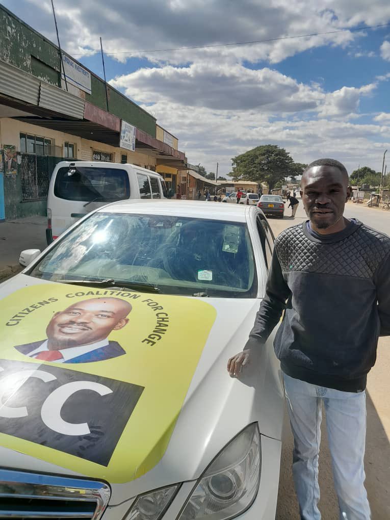 cmatewu's tweet photo. Our Ward Coordinator for Ward 5 Marondera Central who was also our Ward 5 Chief Election Agent was abducted last night around 8pm; bundled into an unknown vehicle. We are currently looking for his whereabouts https://t.co/vsL3k4CIMe