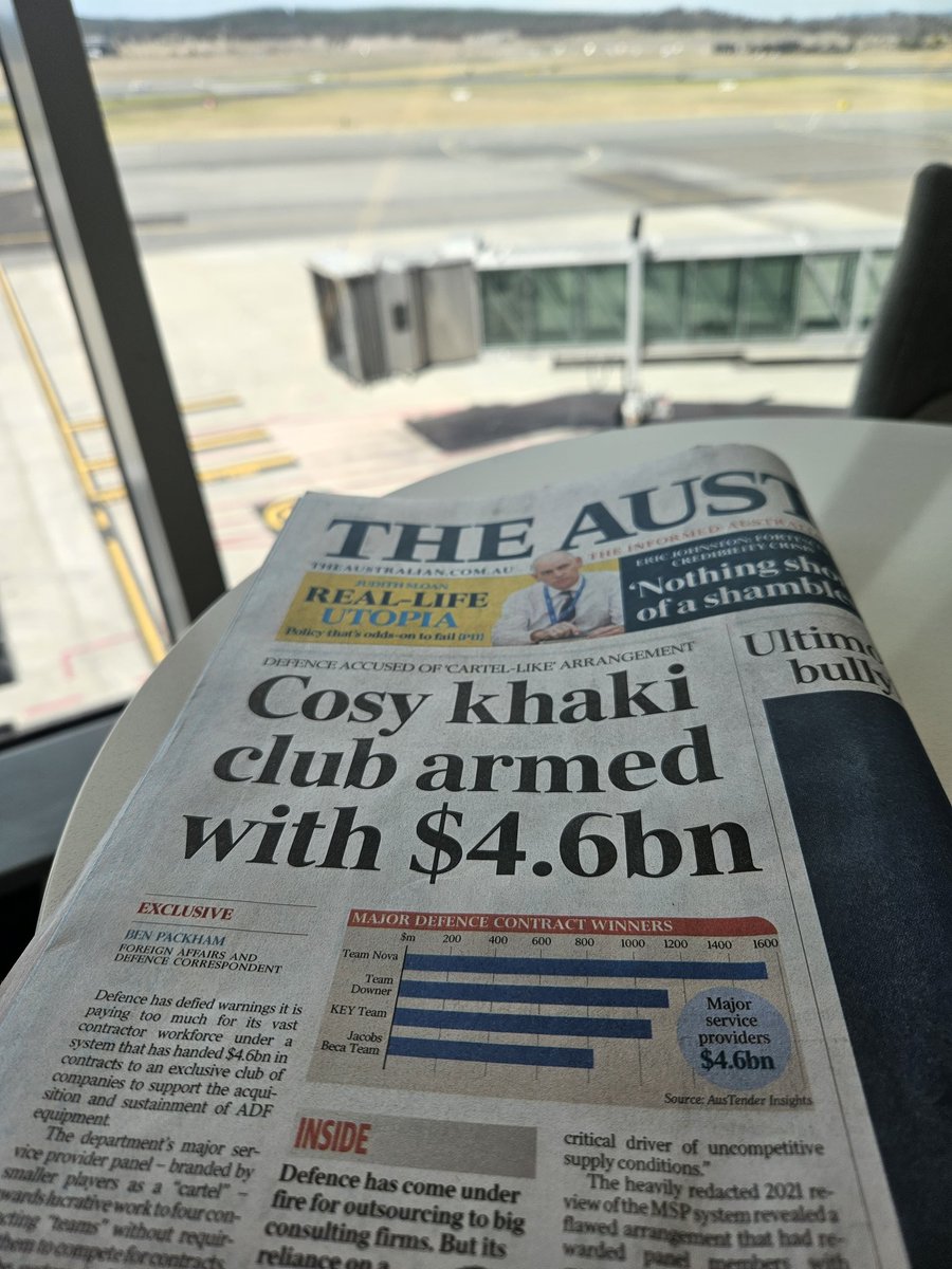 oztenderinsight's tweet photo. Where were you when you first saw #austenderinsights on the front page of @australian https://t.co/os2AyHcNkY