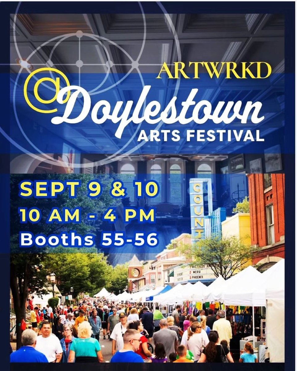 My prints and scarves will be for sale at art.wrkd booth! See you in Doylestown!!