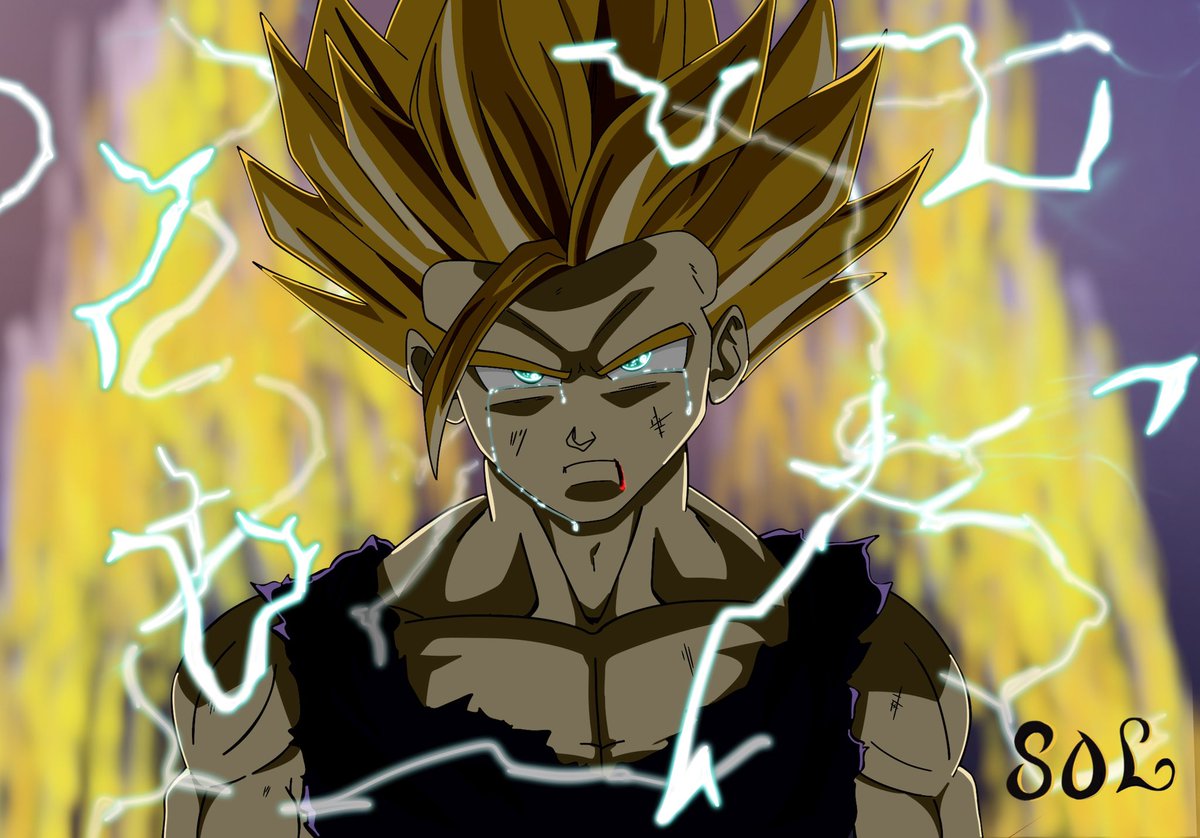 _sunoflove's tweet photo. @garyvee Easy SSJ2 Teen Gohan 🔥 this is my original art as well check me out 💛 https://t.co/Te1qYLQfHm