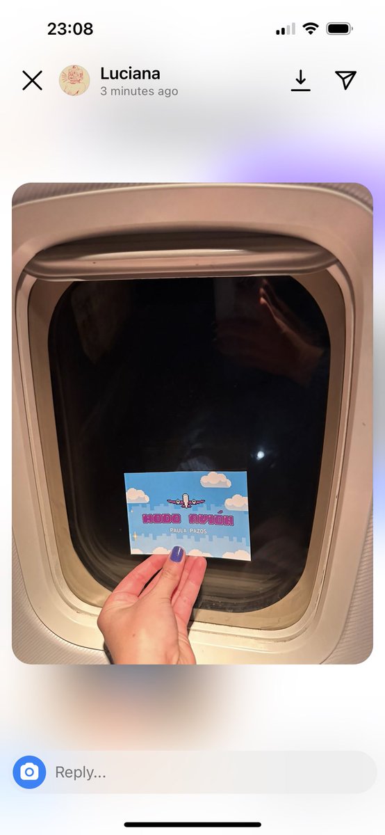 paulapazosarg's tweet image. Amo que me manden estas fotos! Nada como estar en #ModoAvión mood ✈️✨