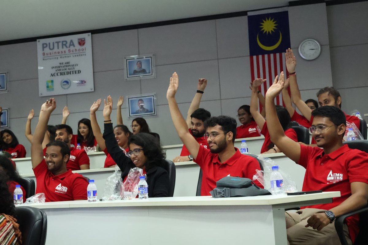 putraBschool's tweet image. 28 August 2023 - PBS welcomed 63 delegates from AIMS IBS B-School Bangalore, for an intervarsity engagement programme.

#internationalisation #exchangeprogramme #MBA #research #postgraduatestudies