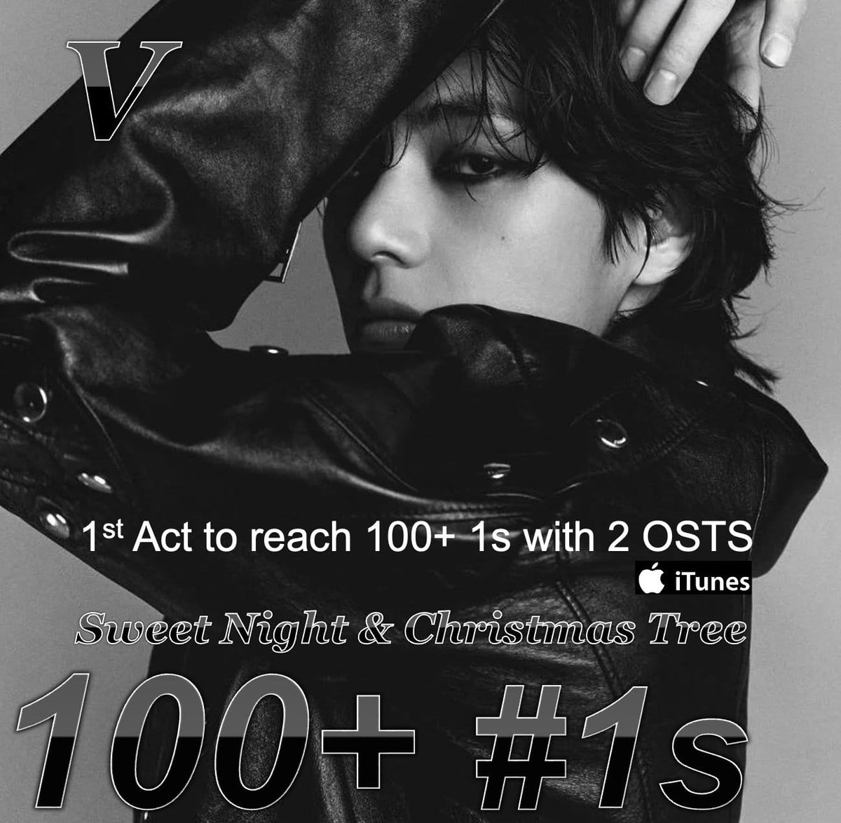 bts2023army2023's tweet image. Taehyung is now the 1st Act in the world to reach #1 in 100 countries on iTunes with two K-OSTs
Sweet Night - 119 countries 
Christmas Tree - 100 countries

#V_Layover #Layover #bts #army #방탄소년단 #Taehyung #TAEHYUNG #BTSV #v #V #tae #taehyung #kimtaehyung #kth #btsv #vbts