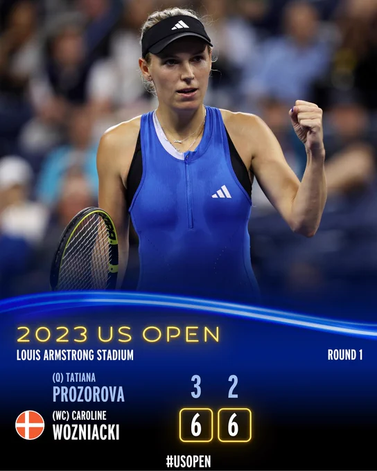 Caroline Wozniacki defeats Prozorova 6-3, 6-2