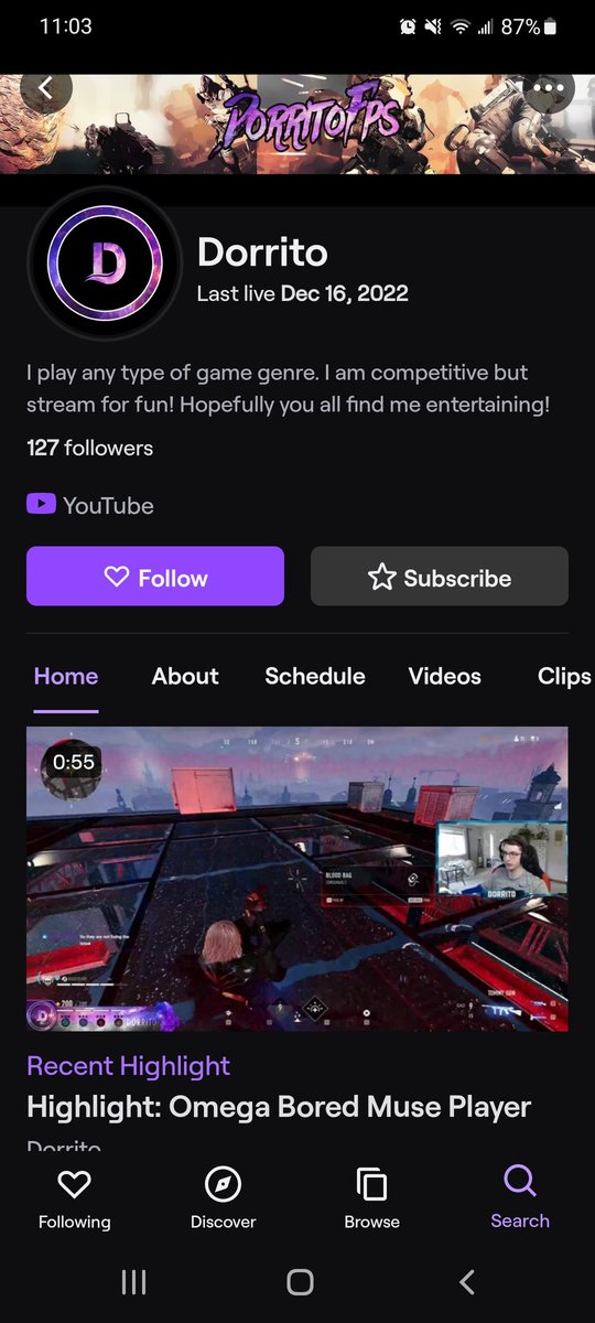 MADC4ATTV's tweet photo. @DorritoFPS @springhourr Damn bro not even half my followers but you stream 🤣🤣🤣 https://t.co/xbWmtU1Ptn