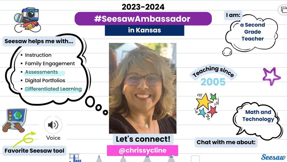 I’m so excited to see the new features available to @seesaw users! I’m thrilled to be a #SeesawAmbassador and ready to share this new learning with my colleagues.