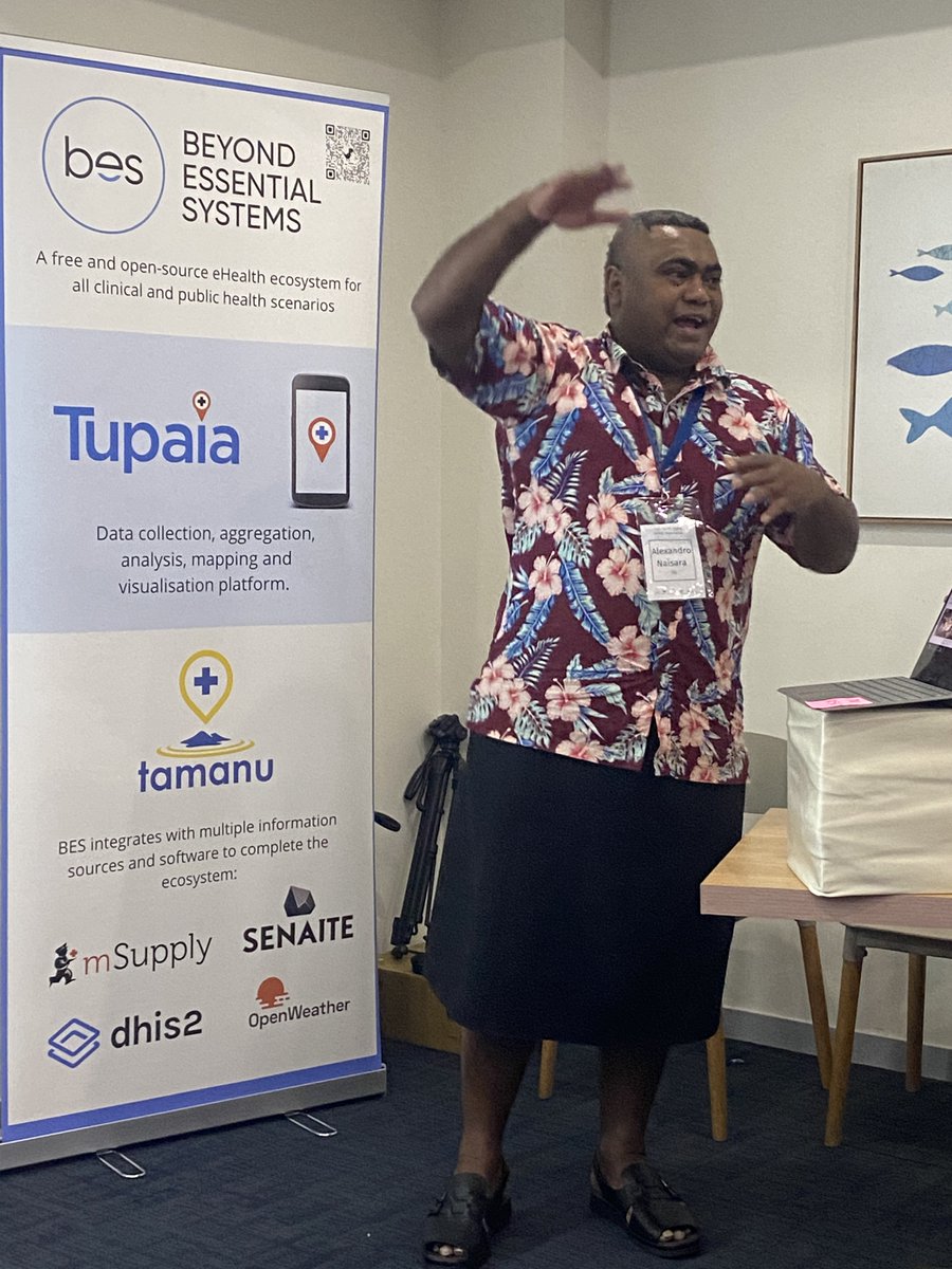Day 2 #Pacificdighealth23 Alexandro Naisara tells the mSupply Masterclass ‘Preparation is the key for stock take and planning and working in a group is 80% of the job. Everybody should be involved in stock-take to manage the process so it goes smoothly’ <a href="/dfat/">Department of Foreign Affairs and Trade 🇦🇺</a> @mfat <a href="/mSupply/">The mSupply Foundation</a>